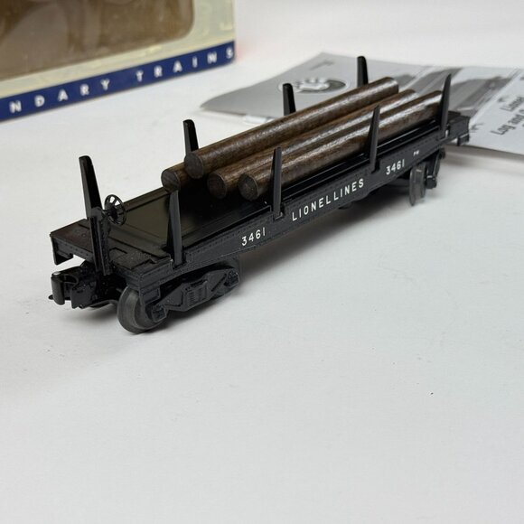 Lionel Postwar Celebration Series 3461 Operating Log Dump Car 2001 Edition - Picture 2 of 10